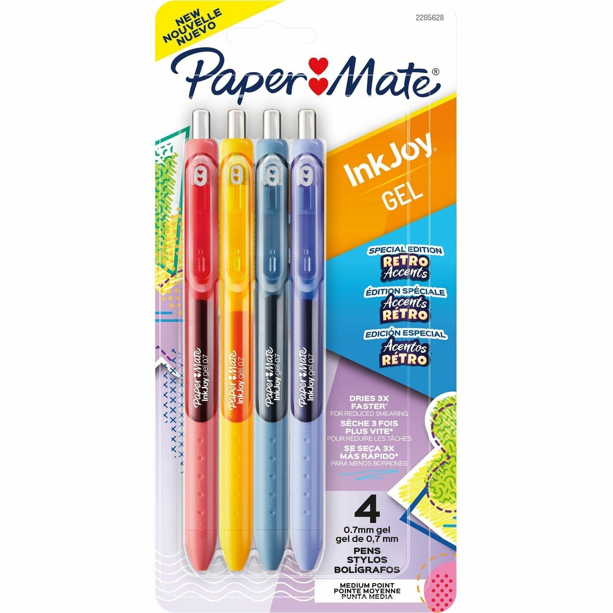 paper-mate-inkjoy-gel-pens-0-7-mm-pen-point-retractable-assorted-ink-retro-accents-4-pack-pap2205628_1